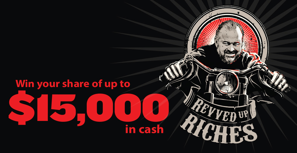 Win your share of up to $15,000 in cash