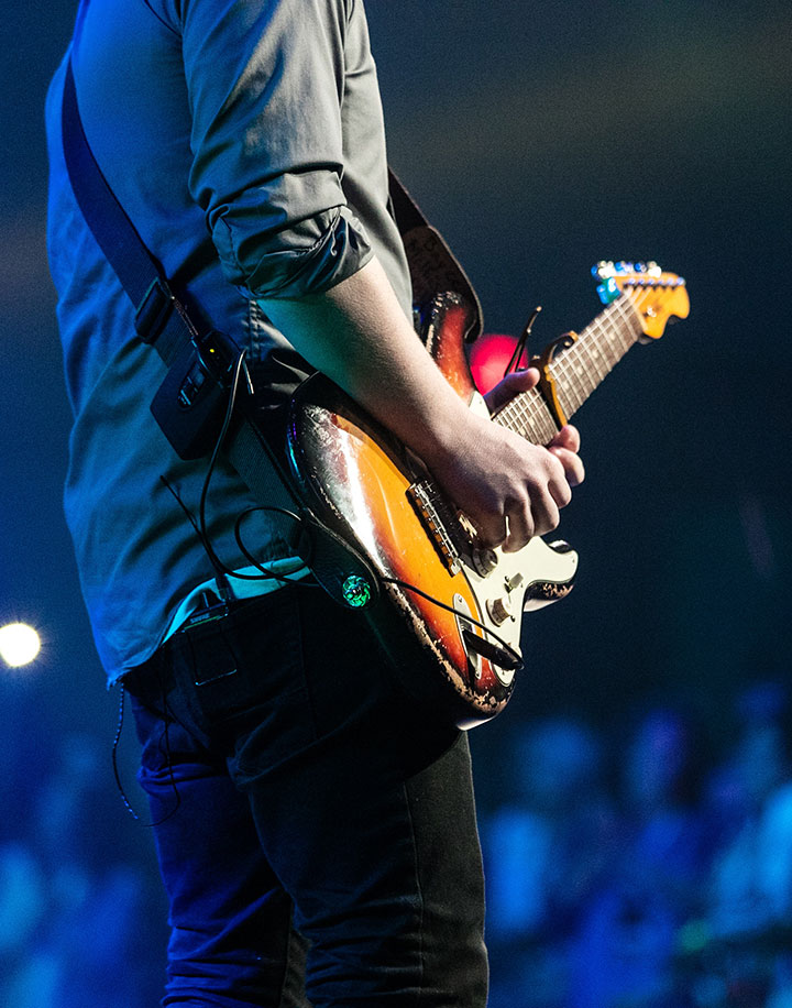 Man playing guitar